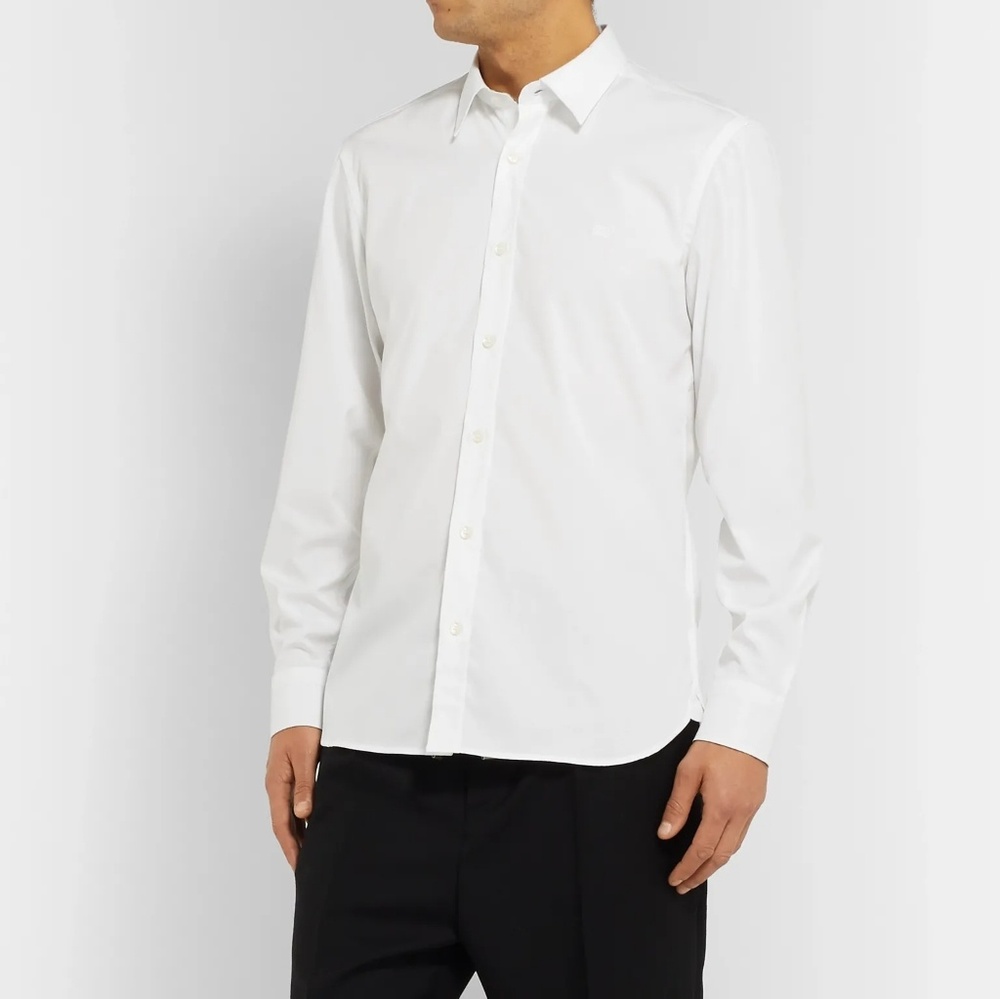 burberry men's button down shirt